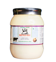 Organic A2 Buffalo Milk Ghee By Natural Taste | Made With Vedic Bilona Method Pure Desi Ghee For Brain Health | (400ml) 13.5 Ounce | Jar Pack