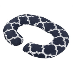 Pregnancy Pillow, C Shaped Pillow, Maternity Pillow For Sleeping - Black | Kiko Printed, 100% Cotton Pillow For Pregnant Mothers | With Breathable & No Heat Fabric - Full Body Support