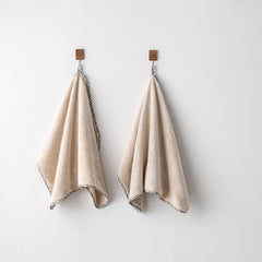 Spread Spain Microfiber Hand Towel 360 Gsm | Hand Towel For Gym & Workout Towels | Super Soft & Highly Absorbent | Set of 2 (Beige)