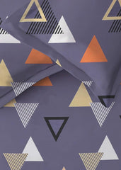 Pure Cotton Double Bedsheets With 2 Pillow Covers - 88 X 90 Inches, Dark Grey | Super Soft Premium Brushed Glace Cotton Bedsheet