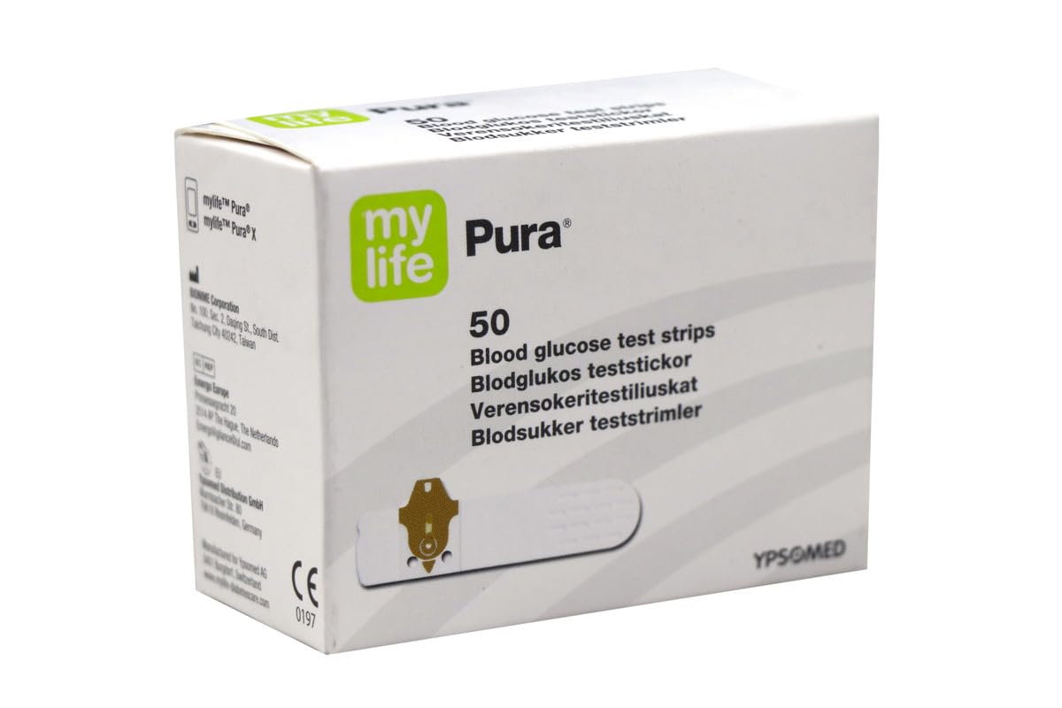 YPSOMED My Life Pura Blood Glucose Test Strips - Pack Of 50 Strips YPSOMED My Life Pura Blood Glucose Test Strips - Pack Of 50 Strips