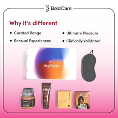Bold Care Euphoria Couples Kit For Date Nights | Condoms, Lube & Accessories For Memorable Moments