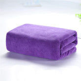Midastra Microfiber Bath Towel 500 Gsm | Fast Drying, Extra Soft & Absorbent, Perfect for Home, Gym, Travel Bath Towel (Purple)