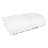 Trident Soft Comfort Air Rich 100% Cotton Bath Towels 500 Gsm | Large Size Bathroom Towels For Men/Women (White)