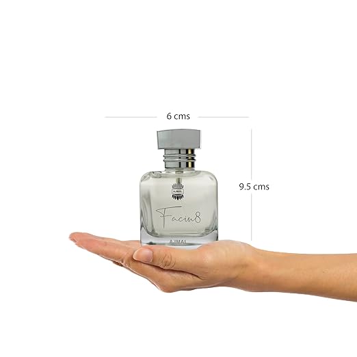 Ajmal Facin8 Eau De Parfum 100ml 3.4 Fl.oz. | Long Lasting Fragrance & Perfect Gift For Husband Ajmal Facin8 Eau De Parfum 100ml 3.4 Fl.oz. | Long Lasting Fragrance & Perfect Gift For Husband