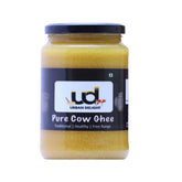 Organic Pure Cow Ghee By Urban Delight | Rich In Protein Fiber Healthy Desi Ghee Good For Dishes | (500ml) 16.9 Ounce | Jar Pack
