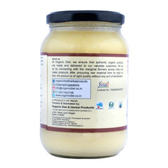 100% Pure A2 Desi Cow Ghee By Organic Diet | Traditional Bilona Curd-Churned Method Healthy Desi Ghee Good For Muscles | (500ml) 16.9 Ounce | Jar Pack