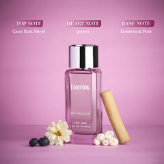 Embark My Passion For Her, Perfume Liquids For Women - 100ml - 3.3 Fl.oz. | Long - Lasting Floral, Woody, Musky Premium Fragrance | Perfect Gift For Girls, Daily Use,