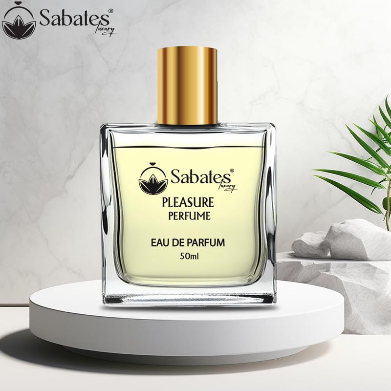 Sabates Pleasure Eau De Parfum 50ml 1.6 Fl.oz. | Premium French Fragrance For Unisex | Luxury Gift For Your Loved Ones Sabates Pleasure Eau De Parfum 50ml 1.6 Fl.oz. | Premium French Fragrance For Unisex | Luxury Gift For Your Loved Ones