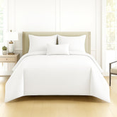 Plain Double Bedsheet For Queen Size With 2 Matching Pillow Covers For Home - 90 X 100 Inches, White | Smooth Finish, Soft Touch & Breathable Comfort For Everyday Use