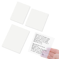 Transparent Sticky Note Pad, 100 Sheets Self-sticky Note Pads | Self Adhesive For Studying