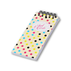 Designer Pocket Size Daily Notepad, Writing Pad, Unruled Pages, Tear Off Sheets, Pack Of 6