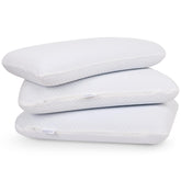 Cervical Contour Memory Foam Pillow, For Neck Pain Relief, Standard Size - 23 L X 14.5 W X 4 H Inch | Orthopedic Pillow For Neck & Head Pain, Washable Cover & Removable - Pack Of 3