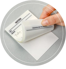 Transparent Sticky Note Pad With Lining & Grid Transparent Sticky Notes, Clear - 200 Sheets
