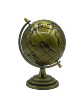 Feng Shui Metal Globe For Office Table World Map For Success & Prosperity Vastu Globe For Positive Energy Good Luck, Remedy For Home Children Study Table & Office (Metal Globe) Pack Of 1