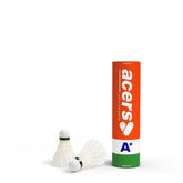 Acers A+ Grade White Feather Badminton Shuttlecock Pack Of 5 , Proudly crafted in India