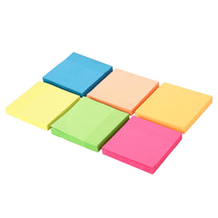 Sticky Notes 5 Colors Fluorescent Paper Self Adhesive & Removable | Pack Of 5 X 100 Sheets