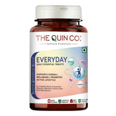 The Quin Co. Everyday Multivitamin Tablets For Men & Women With 38 Active Ingredients | For Immunity, Brain Health, & Gut Health | 60 Tablets , 100gm 0.2lbs