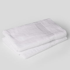 Kopa By Bianca 100% Cotton Soft Terry Towel Bath Towel L D`Ross 900 Gsm | Super Absorbent, Lightweight, Odour Free Bath Towel (Snow White) - 2 Pcs
