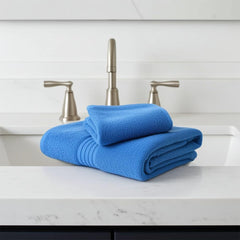 Dermoxie The Soft Comfort Air Rich 100% Cotton Bath Towels 500 Gsm | Premium Bathroom Collection Bath Towel (Sky Blue)