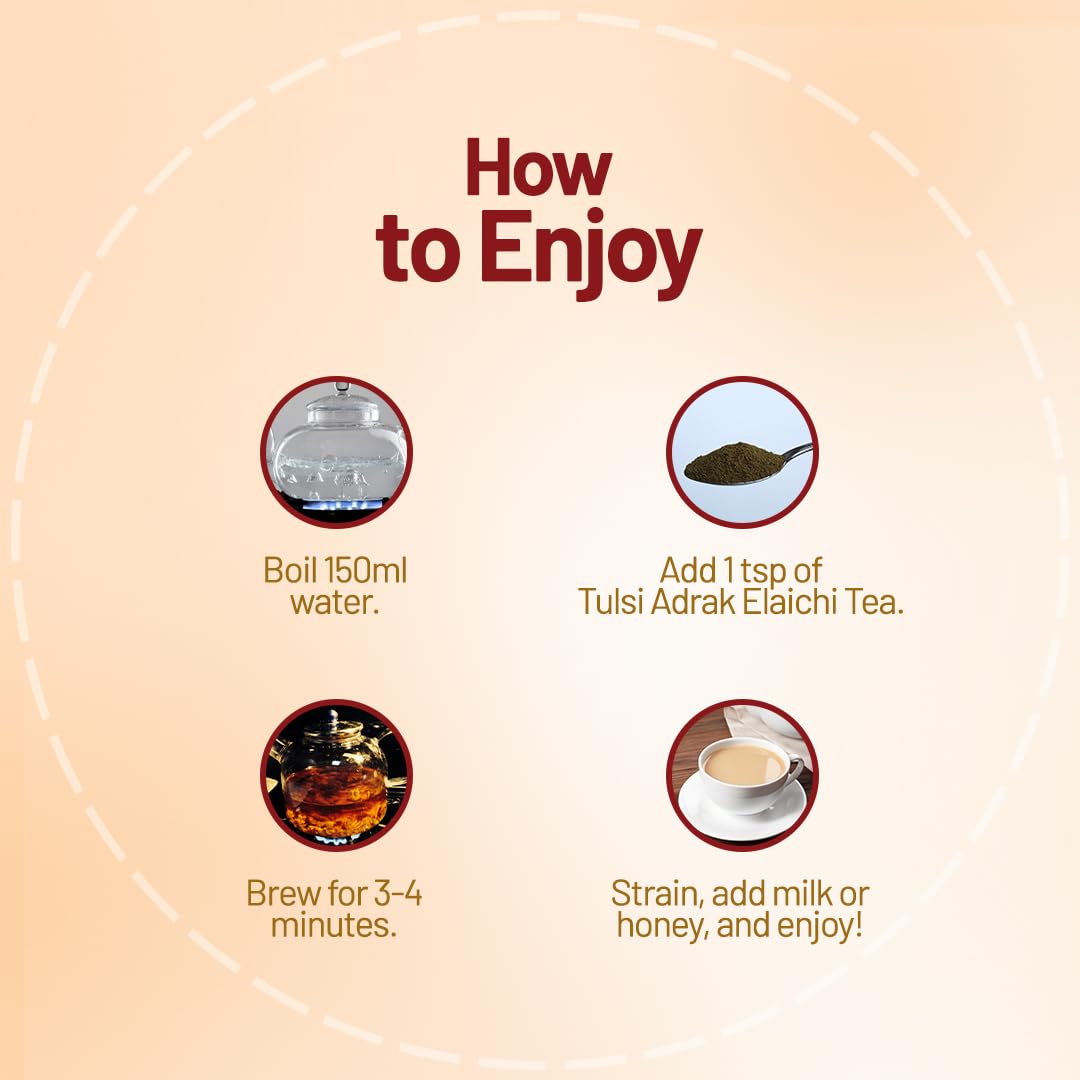 Macha Tea Classic Tulsi, Adrak & Elaichi Chai - 800gm, 28.2 Ounce | Traditional Indian Masala Chai - Premium Assam Tea Leaves | Caffeine Free Chai Patti Macha Tea Classic Tulsi, Adrak & Elaichi Chai - 800gm, 28.2 Ounce | Traditional Indian Masala Chai - Premium Assam Tea Leaves | Caffeine Free Chai Patti