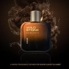 Wild Stone Cigar Eau De Perfume For Men 100ml 3.4 Fl.oz.| Long Lasting Fragrance