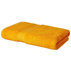 Showstopper Cotton Bath Towel 500 Gsm (Mustard Yellow)