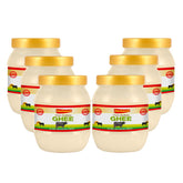 Pure Premium Buffalo Danedar Ghee By Panchamrut | Rich In Nutrients & Delicious Healthy Desi Ghee For Cooking | 3 Litre (500ml * 6) 101.4 Ounce | Jar Pack