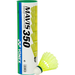 Yonex Mavis 350 Nylon Badminon Shuttlecock , Green | Pack Of 6