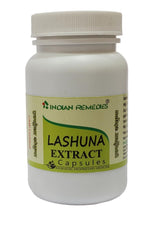 Indian Remedies Extract Of Lashuna (Garlic) Capsule, Effective Support For Cardiovascular Health & Immune Function | 60 Capsules 100gm 0.2lbs
