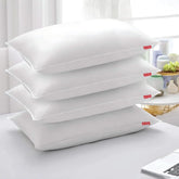 Comfort Soft Microfiber Pillow, White Color, Basic Size - 41 X 61 Cm | Optimum Support, Soft Texture, Hypoallergenic, Rectangular Shape, For Your Head & Neck Support Pillow - Pack Of 4