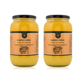 Premium A2 Cow Desi Ghee By Earthen Story | Ancient Bilona Method | Cultured Desi Ghee Good For Brain Health | 2 Litr (1Litr * 2) 67.6 Ounce | Jar Pack