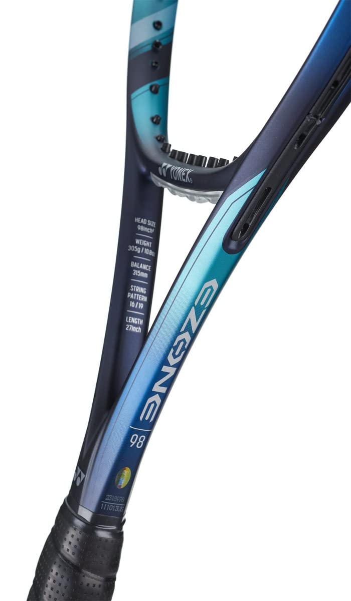 Yonex EZONE 98 Tennis Racquet, Colour - Sky Blue, G3, Grip Size - 4 1/2 inches, Material - Graphite Yonex EZONE 98 Tennis Racquet, Colour - Sky Blue, G3, Grip Size - 4 1/2 inches, Material - Graphite