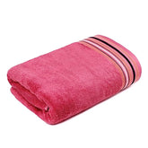 Mush Designer Bamboo Bath Towel 600 Gsm | Ultra Soft, Absorbent & Quick Dry Bath Towel - Ruby Red