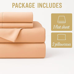 Pure Cotton Plain Double Bed Bedsheet With 2 Pillow Covers - Size 90 X 100 Inches, Rose Pink | Lightweight, Soft & Breathable - Perfect For Gifting On Weddings Bedsheet