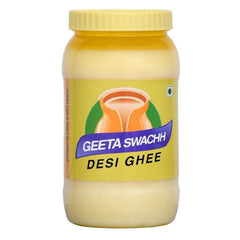 Organic Buffalo Desi Ghee By Geeta Swachh | Natural & Healthy Curd-Churned Desi Ghee Good For Desserts | (2 Litre) 67.6 Ounce | Jar Pack