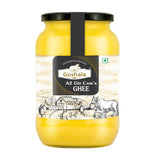 Pure Premium A2 Gir Cow'S Ghee By Goshala | Rich In Vitamin A & Healthy Nutrients Desi Ghee Perfect For Eyes | (1 Litr) 33.8 Ounce | Jar Pack