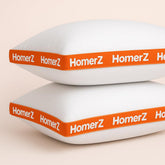 Premium Smart Gusset Pillow, Virgin Fiber, Plush Peach Fabric, Standard Size - 16 X 24 Inch | White Pillow, Breathable, ?Machine Wash, Rectangular Shape, Bed Pillow - Set Of 2