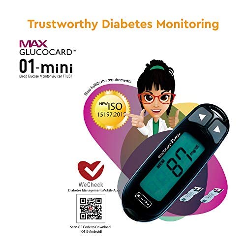 Arkray Max 01 Mini Blood Glucose Monitor With 20 Strips | Japanese Technology Arkray Max 01 Mini Blood Glucose Monitor With 20 Strips | Japanese Technology
