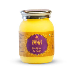 Natural A2 Badri Cow Ghee By Himalayan Natives | Highly Nutritious Desi Cow Ghee Perfect For Sweets & Dishes | (250ml) 8.4 Ounce | Jar Pack