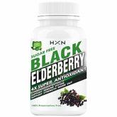 Hxn Elderberry Extract With Zinc, Vitamin C & Ginger Extract, Organic Black Sambucus Elderberry Supplement For Antioxidant, And Immunity Support Supplement | 60 Tablets 100gm 0.2lbs