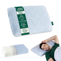 Memory Foam Pillow For Neck & Shoulder Pain Relief - King Size - 6 Inch | Cervical Pillow For Sleeping - Orthopedic Bed Pillow | For Back, Side & Stomach Sleepers, Thick Pillow - Pack Of 1