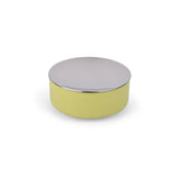 Stainless Steel Katori With Lid - Yellow & Silver, Bliss Series | Corporate Gifting For Diwali - Morning Drinking Cup | Ideal For Hot & Cold Drinks - Serve Ware & Tableware, Dishwasher Safe