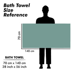 Urbanleaf Microfiber Large Bath Towel 1kg | Quick Dry Super Absorbent Bath Towel For Men & Women | Pack Of 2 (Light Green & Coral)