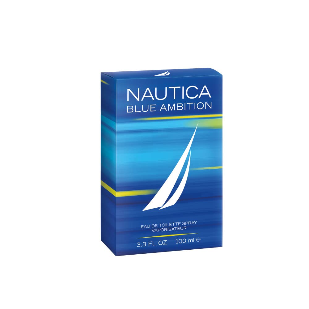 Nautica Blue Ambition Eau De Toilette Vaporisateur Spray 100ml 3.4 Fl.oz. Men Fragrance | Long Lasting Nautica Blue Ambition Eau De Toilette Vaporisateur Spray 100ml 3.4 Fl.oz. Men Fragrance | Long Lasting