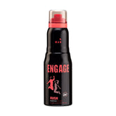 Engage Rush Deodorant For Men | Fruity And Sweet , Skin Friendly Fragrance Body Spray 150ml 5 Fl.oz.