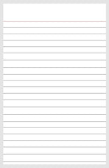 Writing Pad For Office, Notepads Office Pads, 70 Sheets, Single Ruled (9"X7.5") Pack Of 5