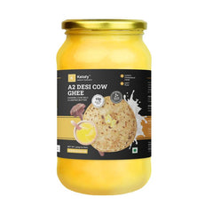 100% Pure A2 Desi Cow Ghee By Ketofy | Healthy & Pure Kankrej Cow Ghee Good For Enhances Brain Function | 3 Litre (500ml * 3) 101.4 Ounce | Jar Pack