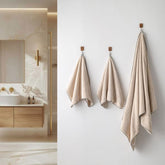 Spread Spain Microfiber 1 Bath + 2 Hand Towel 360 Gsm | Extra Soft Plush High Absorbent Bath Towel For Men & Women (Rock)