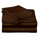 100% Microfiber Double Bedsheet With 2 Pillow Cover - 90 X 100 Inches, Chocolate | Luxury & Durability | Lightweight Fabric Suitable For Warmer Seasons & Less Chilly Nights